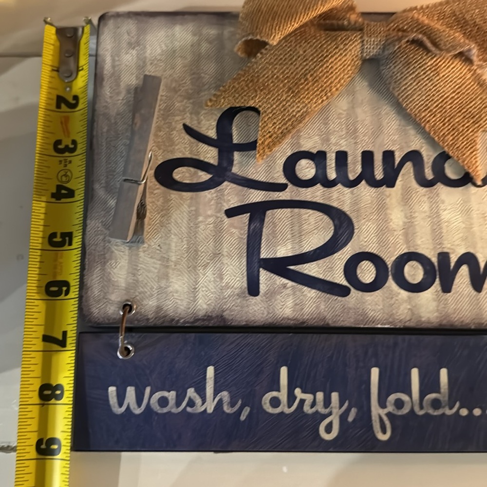 Chabby chic Laundry sign - Picture 4 of 4